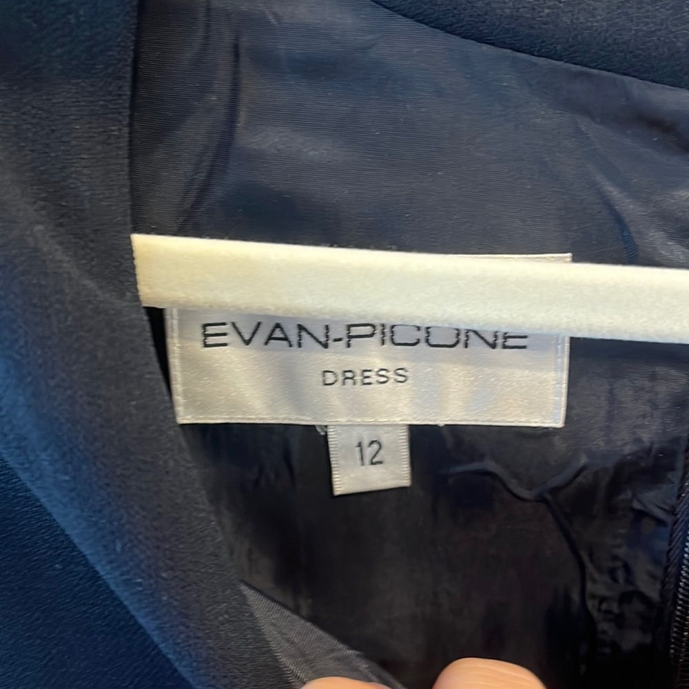 14. Evan Picone elegance  black fish tail dress